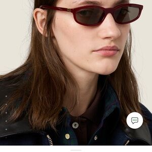 Miu Miu Chic Red Sunglasses